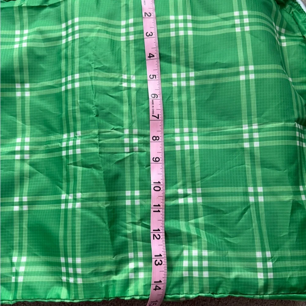 Hearth & Hand (Magnolia) Green Plaid Packing Cube - x large travel organization